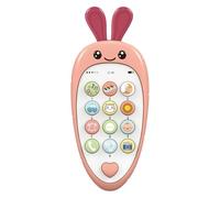 Teléfono De Juguete para Niños, Teléfono Móvil De Juguete con Música, Juguetes De Educación Temprana, Teléfono Portátil De Juguete con Reproductor De Música para Niños Y Niñas