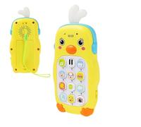 Teléfono de juguete | Teléfono con y sonidos | Juguete educativo precoz, para casa, coche, viaje, cochecito, trona, clase, sala de juegos, niños, niñas, guardería, preescolar, cumpleaños, vacan