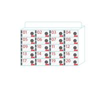 Teléfono de pared acrílico, almacenamiento seguro de 20 ranuras con cerraduras y llaves para la escuela, oficina y fábrica, diseño transparente para un almacenamiento eficiente que ahorra espacio