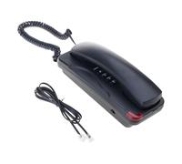 Teléfono de pared con cable, línea de corte analógico con cable, teléfono retro montado en la pared, teléfono con cable para el hogar y el hotel