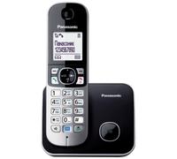 Teléfono DECT Panasonic KX-TG6811 Negro Altavoz Identificador de llamadas