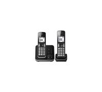 Teléfono DECT - PANASONIC - KX-TGD322 - Altavoz - 2 auriculares - Agenda 50 entradas