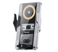 Teléfono Del Coche Para Cargador - De Abrazadera Eléctrica Inalámbrica Para Automóvil, Teléfono De Enchufe Automático Con Carga Rápida, Instalación De Rejilla De Ventilación,