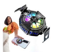 Teléfono del radiador magnético - ventilador de refrigeración magnética, modo de enfriamiento de dos velocidades | Video transmisiones musicales que escucha accesorio para ir de compras,