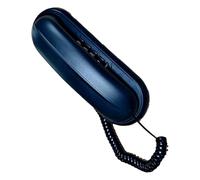 Teléfono en miniatura para escritorio, montaje en pared, teléfono fijo para el hogar, teléfonos fijos con cable para uso en hotel, montaje en pared