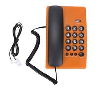 Teléfono fijo con cable, ahorro de energía, ecológico, cerradura mecánica, multifunción, tono de llamada entrante personalizable, fácil de