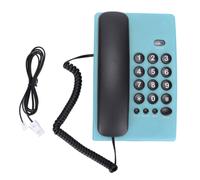 Teléfono fijo con cable, ahorro de energía, ecológico, cerradura mecánica, multifunción, tono de llamada entrante personalizable, fácil de