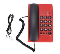 Teléfono fijo con cable, ahorro de energía, respetuoso con el medio ambiente, cerradura mecánica, multifunción, tono de llamada entrante