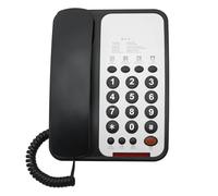 Teléfono fijo con cable, botón grande, hogar, hotel, negocios, escritorio, teléfono fijo para oficina, hogar, hotel, habitación de invitados, teléfono