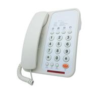 Teléfono fijo con cable, botón grande, hogar, hotel, negocios, escritorio, teléfono fijo para oficina, hogar, hotel, habitación de invitados, teléfono