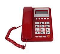 Teléfono Fijo con Cable, Teléfono Alámbrico de Escritorio, Telefonía Fija con Cable, Telefonía Doméstica con Identificador de Llamadas, Teléfonos de Multi Funciones con Cable para Hogar Oficina Hotel