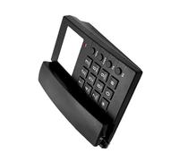 Teléfono fijo con cable, teléfono simple para habitación de hotel con función de montaje en pared y mejora el sonido auditivo, teléfono de habitación de invitados