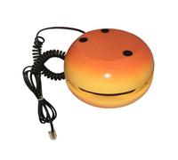 Teléfono fijo de hamburguesa, teléfono fijo, novedad, emulacional, cable de hamburguesa, teléfono fijo, hogar, con forma de dibujos animados, escritorio para niños
