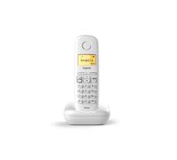 Gigaset A270 - Teléfono DECT Inalámbrico - Pantalla Gráfica Iluminada - Manos Libres Teléfono - Teclado fácil de usar, Blanco [Versión Española]