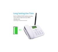 Teléfono fijo inalámbrico 4G con tarjeta SIM, GSM 850/900/1800/1900 MHz y alarma.