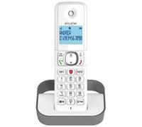 Teléfono fijo inalámbrico DECT Alcatel F860 Manos libres identificador de llamadas gris