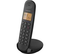 Teléfono fijo inalámbrico DECT Logicom Iloa 150 Solo Pantalla 4 Líneas Manos Libres Negro