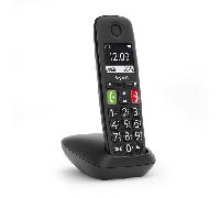 Gigaset E290 Teléfono DECT Inalámbrico, Botones Grandes, Negro