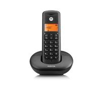 Teléfono Fijo Inalámbrico Motorola E212 Negro Pantalla 14 Segmentos Contestador Automático