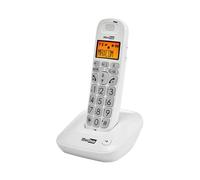 Teléfono Fijo Maxcom MC6800W, Manos Libres. LCD retroiluminado, Color Blanco