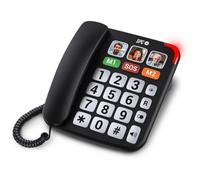 Teléfono Fijo SPC Comfort Numbers Pro con Teclas Grandes y Volumen Extra para Mayores