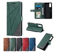 Teléfono Flip Case Wallet Compatible with vivo Y20/Y20 2021/y20s Caso, Funda de cuero PU Flip folio con titulares de tarjetas [a prueba de golpes TPU carcasa interior] cubierta del teléfono, funda