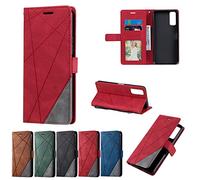 Teléfono Flip Case Wallet Compatible with vivo Y20/Y20 2021/y20s Caso, Funda de cuero PU Flip folio con titulares de tarjetas [a prueba de golpes TPU carcasa interior] cubierta del teléfono, funda