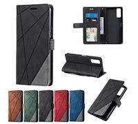Teléfono Flip Case Wallet Compatible with vivo Y20/Y20 2021/y20s Caso, Funda de cuero PU Flip folio con titulares de tarjetas [a prueba de golpes TPU carcasa interior] cubierta del teléfono, funda