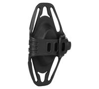 Teléfono genérico para Motocicleta - Pinza de Manillar antivibración de Silicona, elástica Ajustable, Clip Seguro Que Absorbe los Golpes, de Bloqueo de liberación rápida | Estable