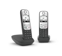 Teléfono Gigaset A690 Duo inalámbrico con altavoz y agenda 100 contactos