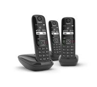 Teléfono Gigaset AS690 Trio inalámbrico DECT con altavoz y pantalla 2"