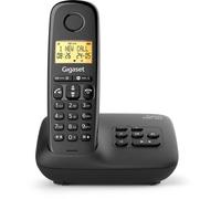 Teléfono Gigaset Basic 100A Negro DECT Inalámbrico Contestador Digital Manos Libres