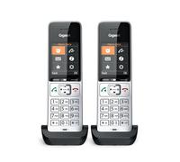 Teléfono Gigaset COMFORT 500HX duo DECT/analógico con altavoz y 200 entradas