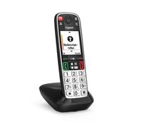 Teléfono Gigaset EASY 500 DECT/Analógico Inalámbrico Negro/Plata