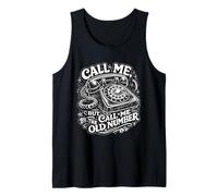 Teléfono Giratorio Vintage Call Me by The Old Number Camiseta sin Mangas