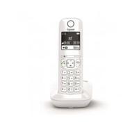 Gigaset AS690-Teléfono DECT inalámbrico-Gran Pantalla Gráfica - Calidad de audio superior - Perfiles de sonido ajustables - Función manos libres - Función no molestar, Color Blanco [Versión Española]