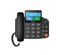 Teléfono Inalámbrico con Tarjeta SIM, Grabadora de Video WIFI TUYA, Red 4G y Alarma de Radio para el Hogar y la Oficina, Enchufe de la UE