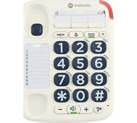 Teléfono inalámbrico con teclado Motorola CT200 Blanco con Altavoz y Marcado Rápido