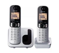 Panasonic KXTGC212SPS - Teléfono Inalámbrico Dect DUO Gris y Negro