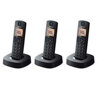 Panasonic KX-TGC313SPB teléfono Teléfono DECT Identificador de llamadas Negro