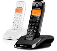 Teléfono Inalámbrico Digital S1202 Duo Negro/Blanco - MOTOROLA