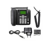 Teléfono inalámbrico fijo 4G de alta calidad, compatible con GSM, tarjeta SIM 850/900/1800/1900 MHz, antena, radio y reloj. Regalo especial.