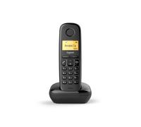 Gigaset A170 Solo - Teléfono (Teléfono DECT, Terminal inalámbrico, Altavoz, 50 entradas, Identificador de llamadas, Negro)[Versión francesa]