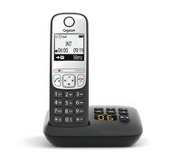 Teléfono Inalámbrico Gigaset A690A DECT/Analógico con Altavoz Negro