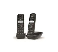 Teléfono inalámbrico Gigaset As690 Duo Negro