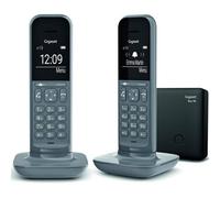 Teléfono Inalámbrico Gigaset CL390/ Pack DUO/ Gris