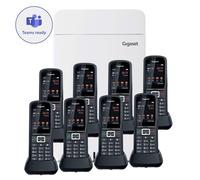 Teléfono inalámbrico IP SIP Gigaset 8 auriculares reforzados