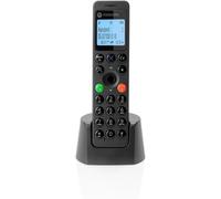 Teléfono inalámbrico Motorola DOT201 DECT Altavoz 100 contactos Negro terminal con pantalla