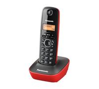 Panasonic KX-TG1611 Teléfono DECT Identificador de llamadas Negro, Rojo