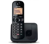 Panasonic KX-TGC250SPB Teléfono Inalámbrico Digital con Bloqueo De Llamadas No Deseadas, Pantalla Fácil De Leer, Altavoz Manos Libres, Reloj Despertador, Auricular Único, Negro.